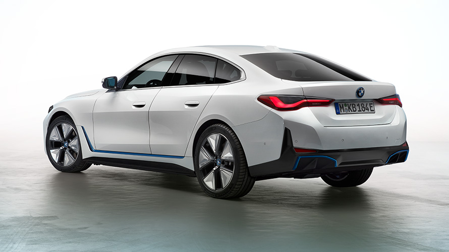 BMW i4 2021 G26 Bild 5 BMW i4 2021 G26 vollelektrisches Gran Coupé Elektroauto Bild 5