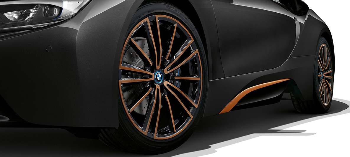 Leichtmetallrad in E-Copper, BMW i8 Coupé Ultimate Sophisto Edition Leichtmetallrad in E-Copper, BMW i8 Coupé Ultimate Sophisto Edition, Exterieur