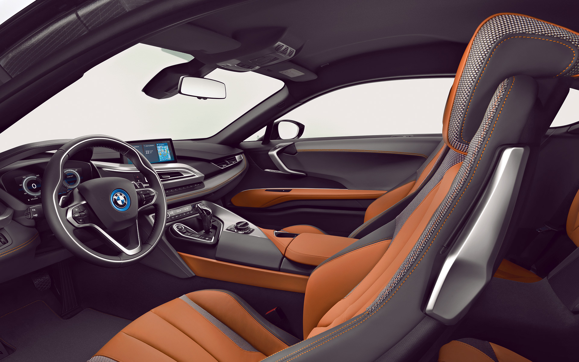 BMW i8 Coupé von innen BMW i8 Coupé von innen