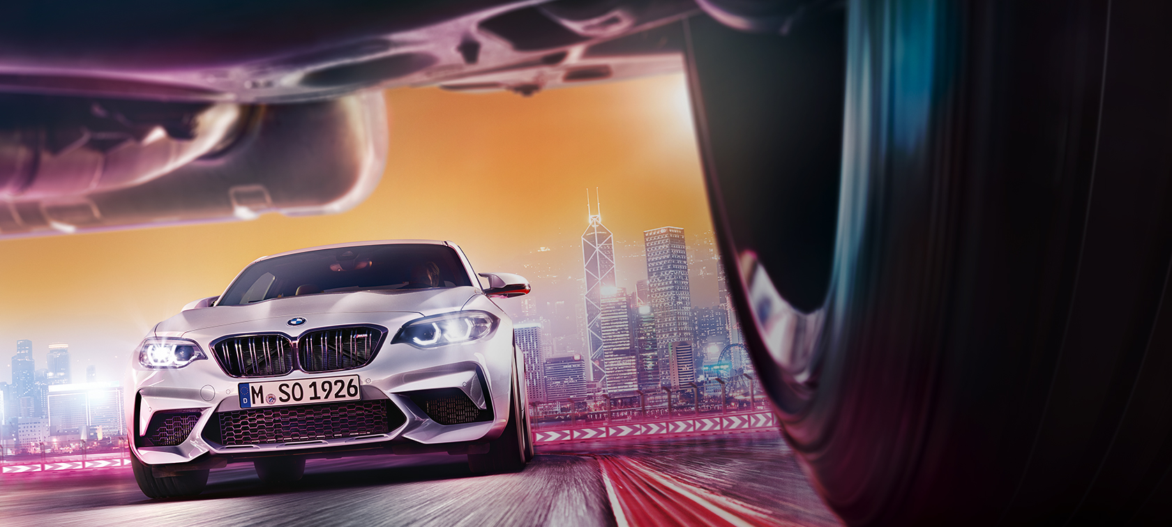 BMW M2 Competition F87 BMW M2 Competition F87 2018 Hockenheim Silber metallic Frontansicht