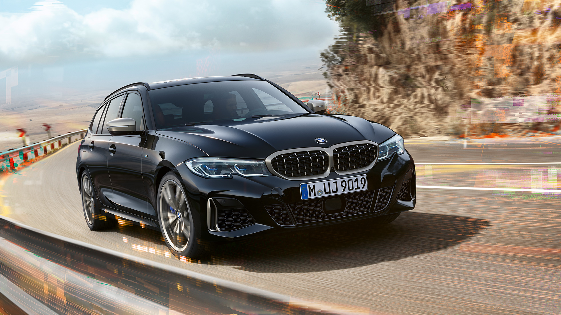 Frontdesign Niere und Lufteinlässe BMW M340i xDrive Touring, Frontdesign Niere und Lufteinlässe