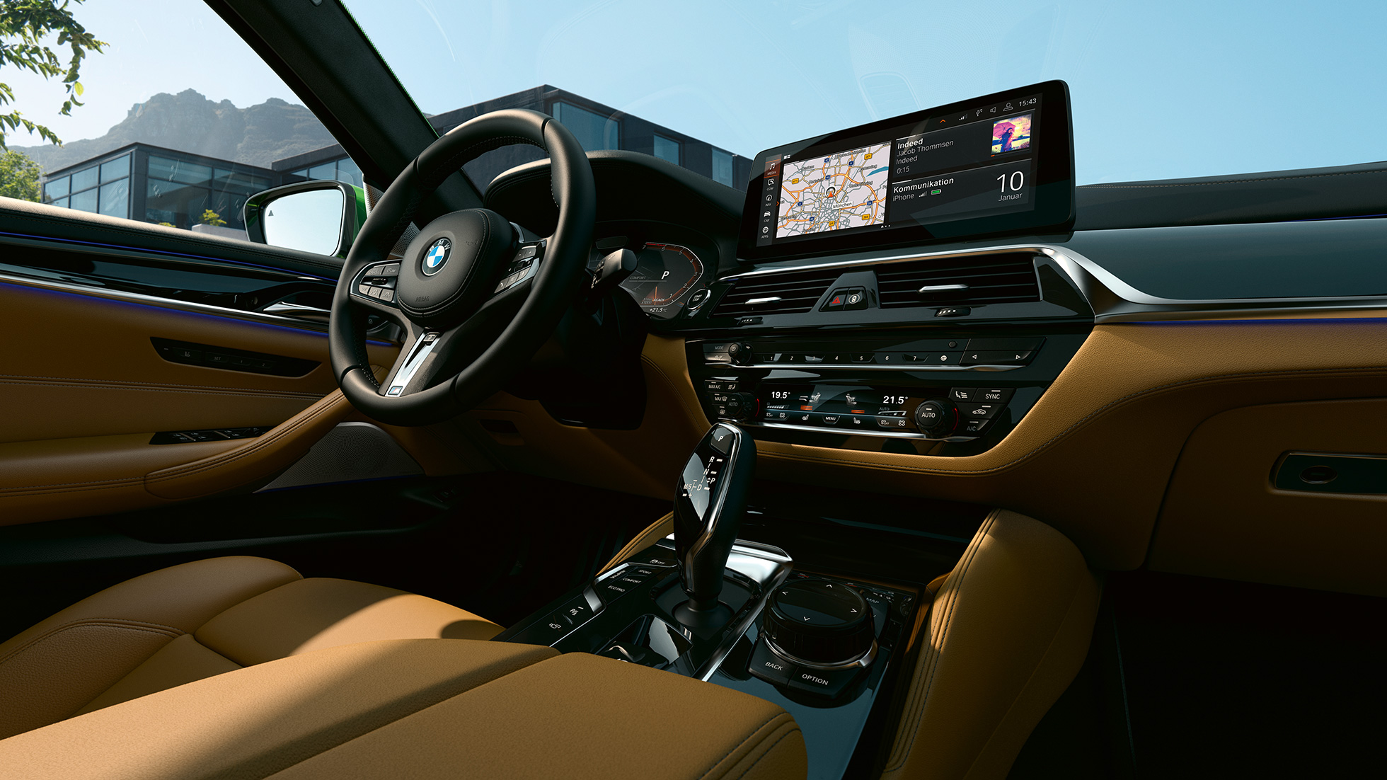 BMW M550i xDrive Limousine G30 LCI Facelift 2020 Cockpit mit 12,3'' Control Display BMW M550i xDrive Limousine G30 LCI Facelift 2020 Cockpit mit 12,3'' Control Display
