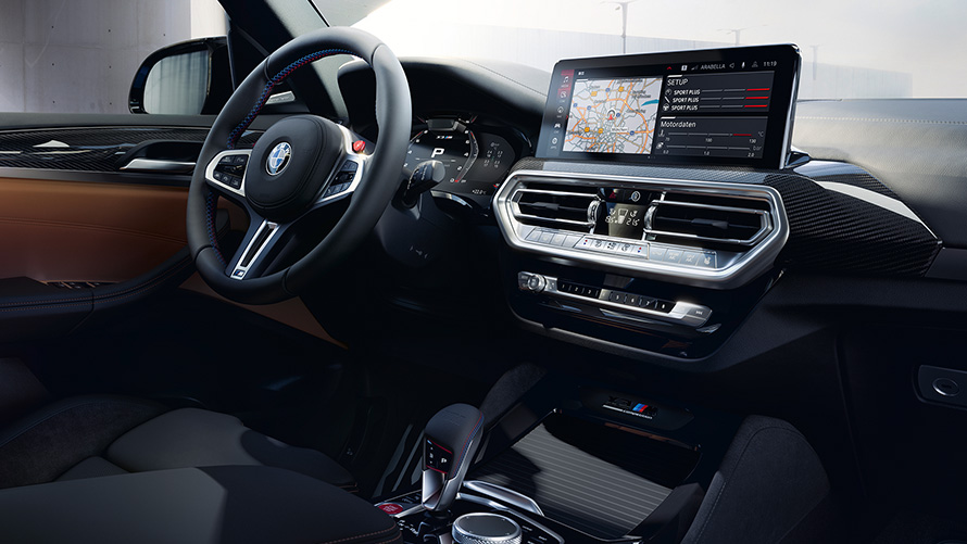 BMW X3 M Competition F97 LCI Facelift 2021 Cockpit BMW X3 M Competition F97 LCI Facelift 2021 Cockpit Innenraum