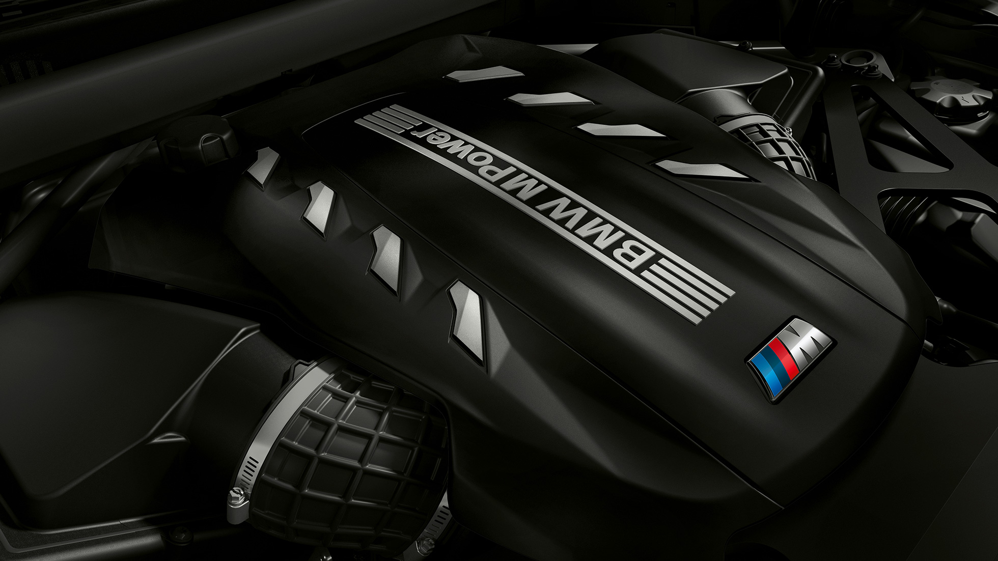 High-Performance M TwinPower Turbo 8-Zylinder Benzinmotor BMW X5 M Competition High-Performance M TwinPower Turbo 8-Zylinder Benzinmotor BMW X5 M Competition F95 M Detailansicht
