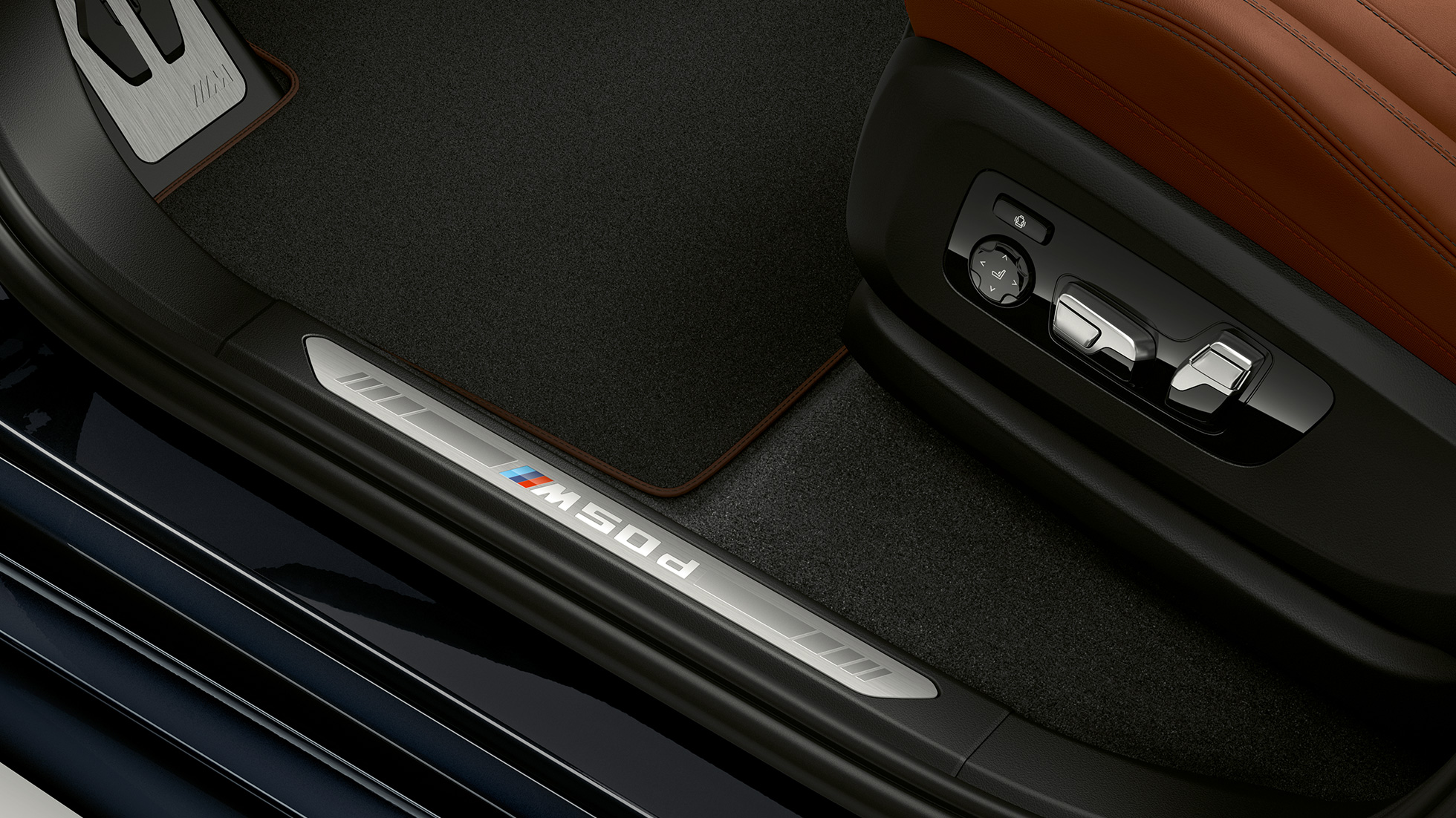 Einstiegsleiste mit M Schriftzug BMW X5 M50d Einstiegsleiste mit M Schriftzug BMW X5 M50d G05 Interieur