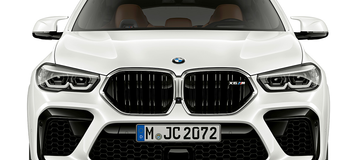 Front BMW X6 M F96 M Niere BMW X6 M F96 2020 SUV Frontansicht