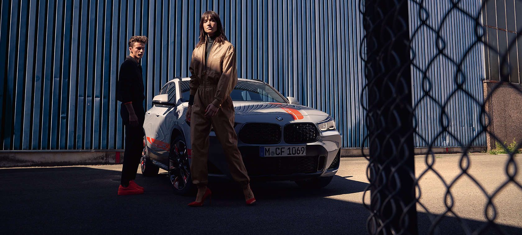 Dreiviertel Frontansicht BMW X2 F39 Dreiviertel Frontansicht BMW X2 F39 2020 Brooklyn Grau
