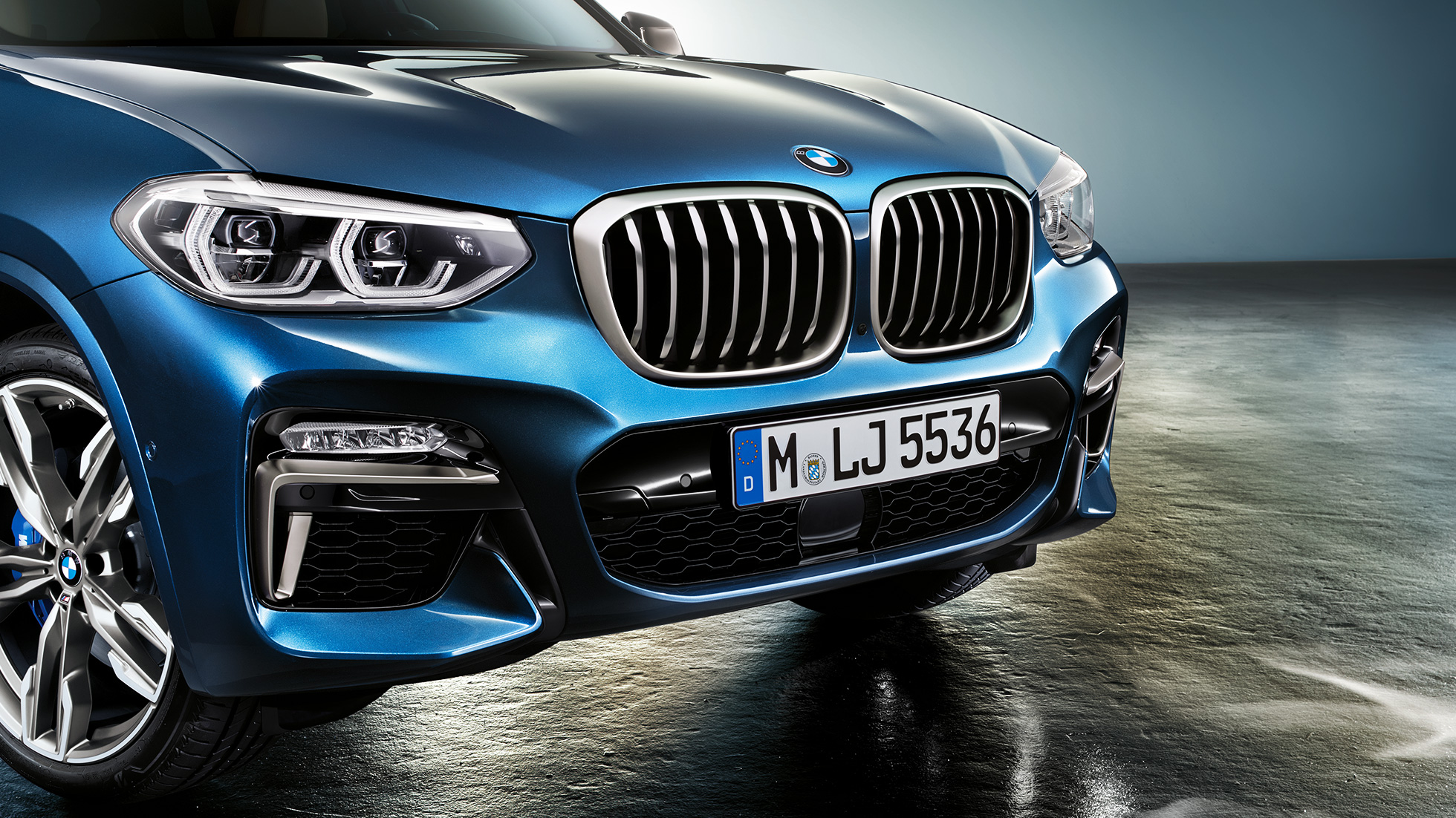 BMW X3 M40i, Frontschürze und Niere BMW X3 M40i, Frontschürze und Niere