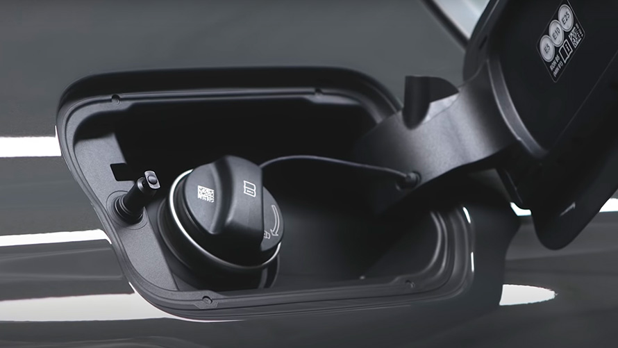 BMW Plug-in-Hybrid Tankdeckel BMW X5 G05 BMW Plug-in-Hybrid Tankdeckel Nahaufnahme