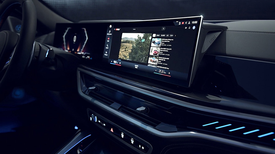 Vollintegriertes Video-Streaming BMW X6 G06 LCI BMW X6 G06 LCI Vollintegriertes Video-Streaming Video