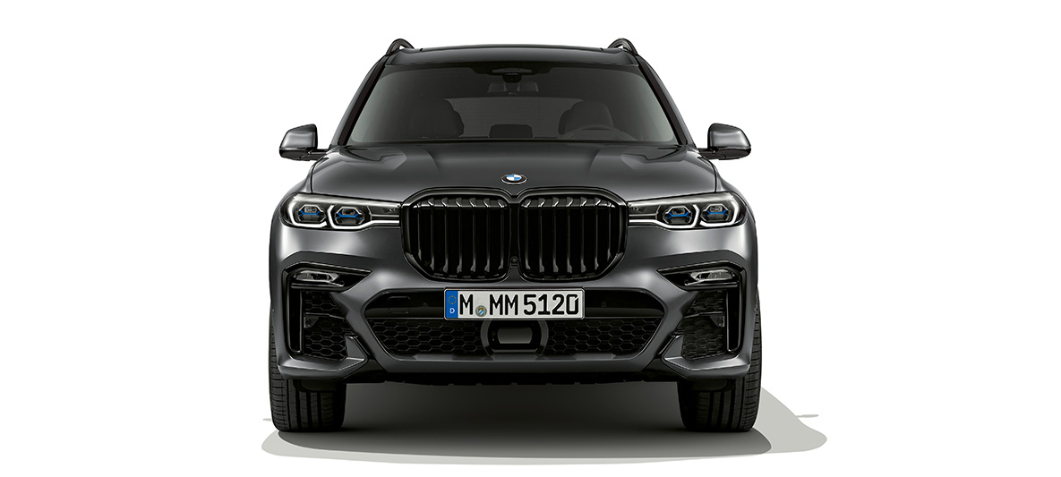 BMW Dark Shadow Edition Frontansicht BMW X7 G07 Dark Shadow Edition Frontansicht