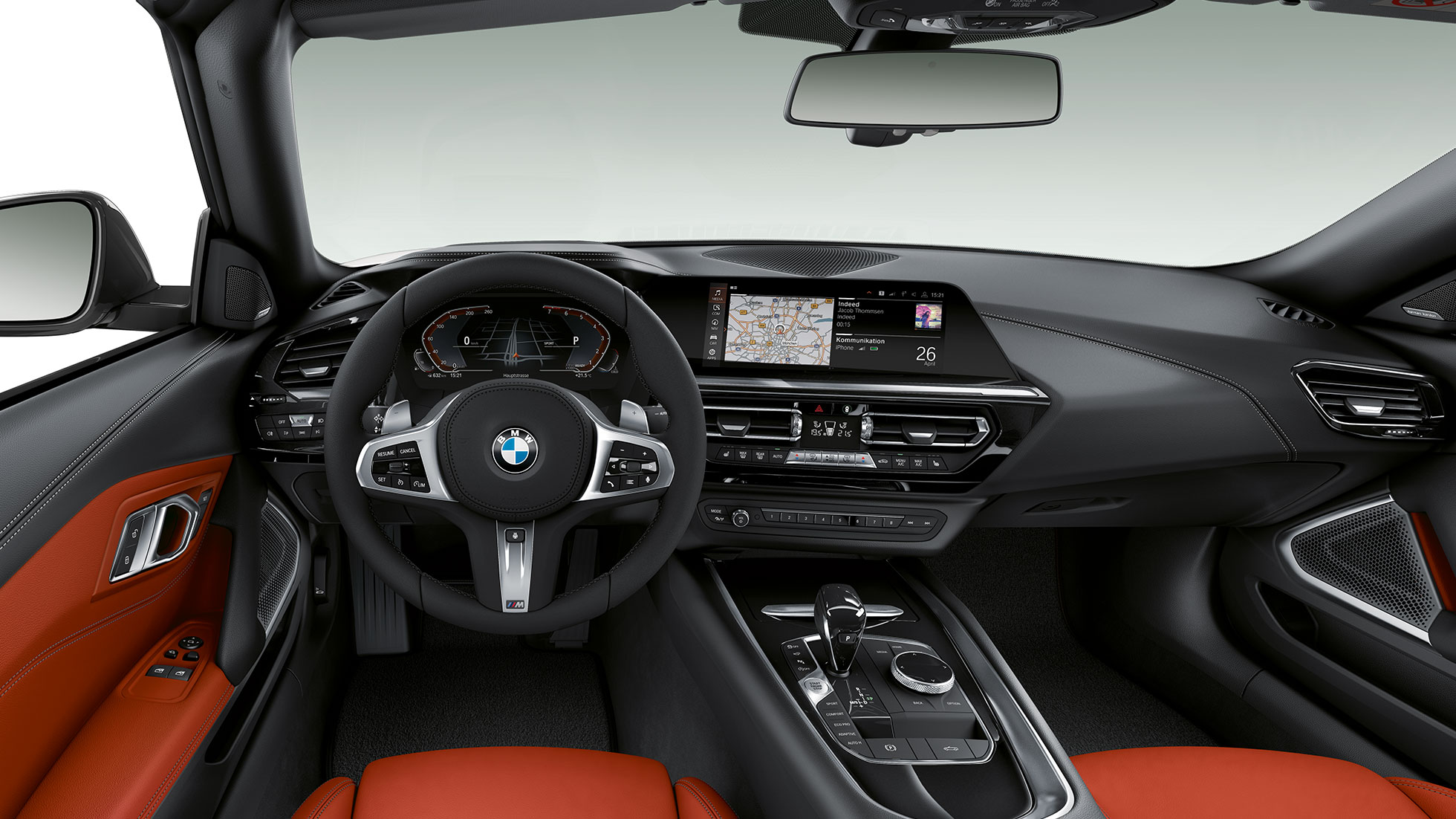 BMW Z4 Roadster Model Sport Line BMW Z4 Roadster Model Sport Line, steering wheel and driver’s place