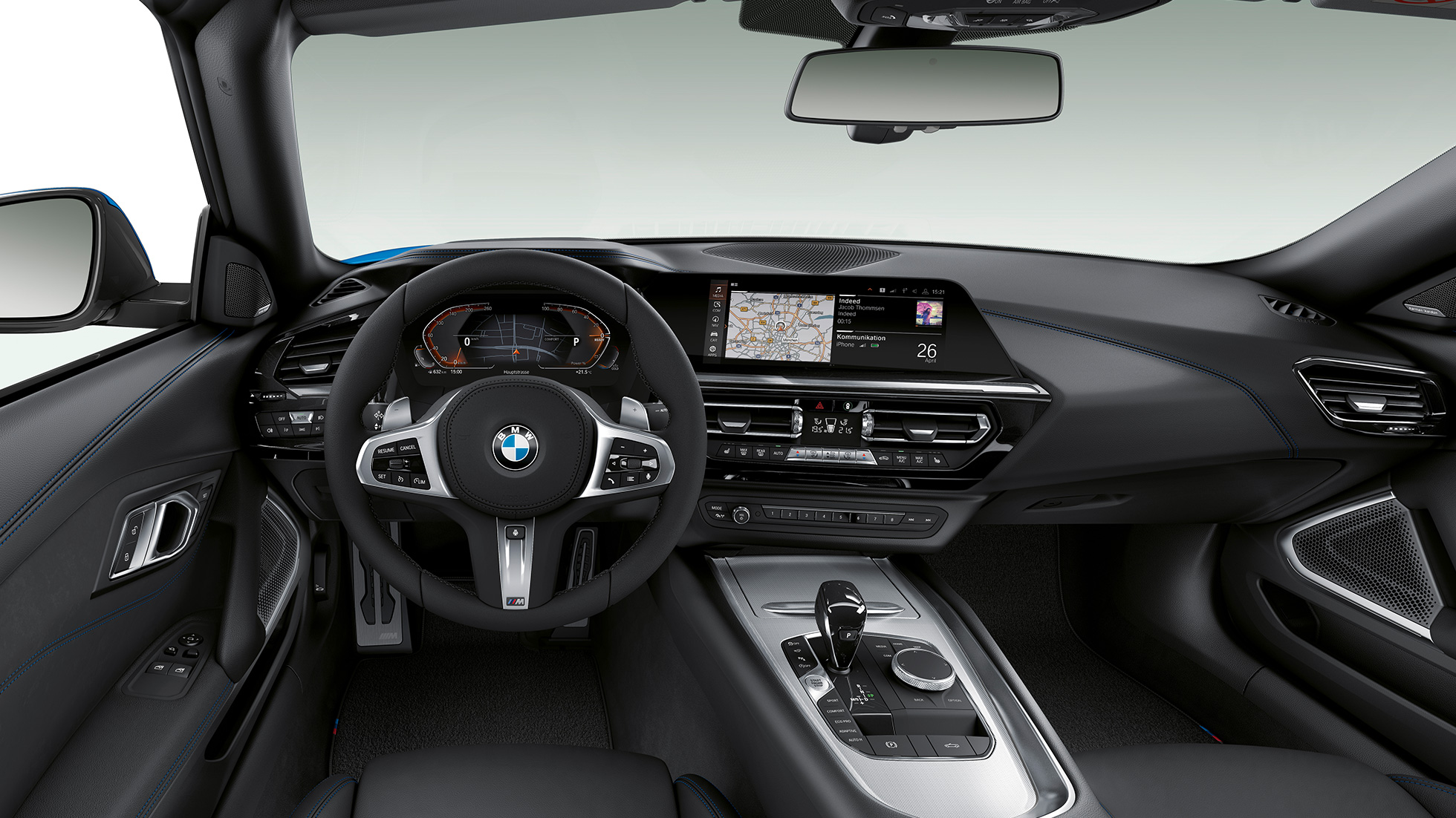 BMW Z4 Roadster Model M Sport, steering wheel and driver’s place BMW Z4 Roadster Model M Sport