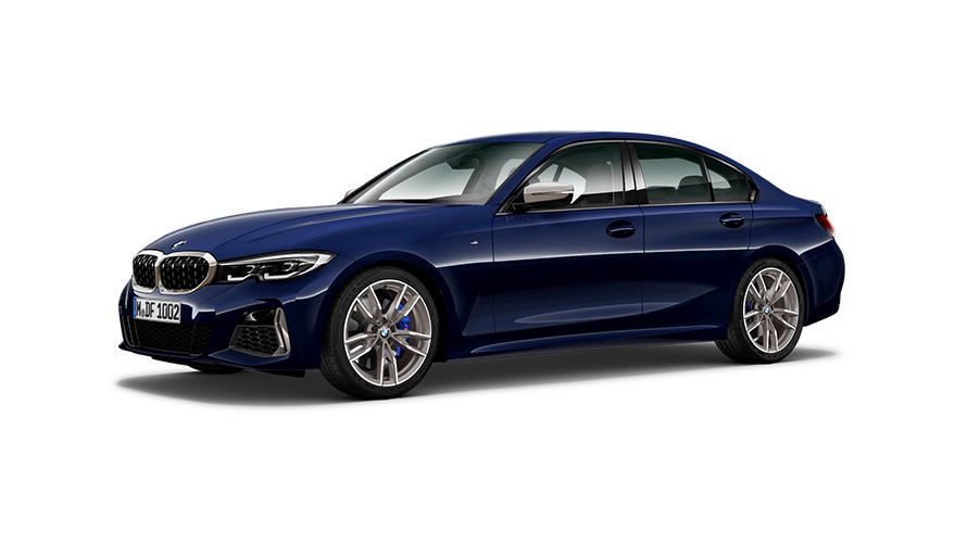 BMW M340i Limousine G20 2019 Dreiviertel-Seitenansicht BMW M340i Limousine G20 2019 Dreiviertel-Seitenansicht