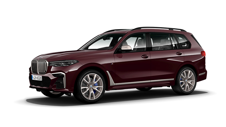 BMW X7 M50i G07 2019 Dreiviertel-Seitenansicht BMW X7 M50i G07 2019 Dreiviertel-Seitenansicht