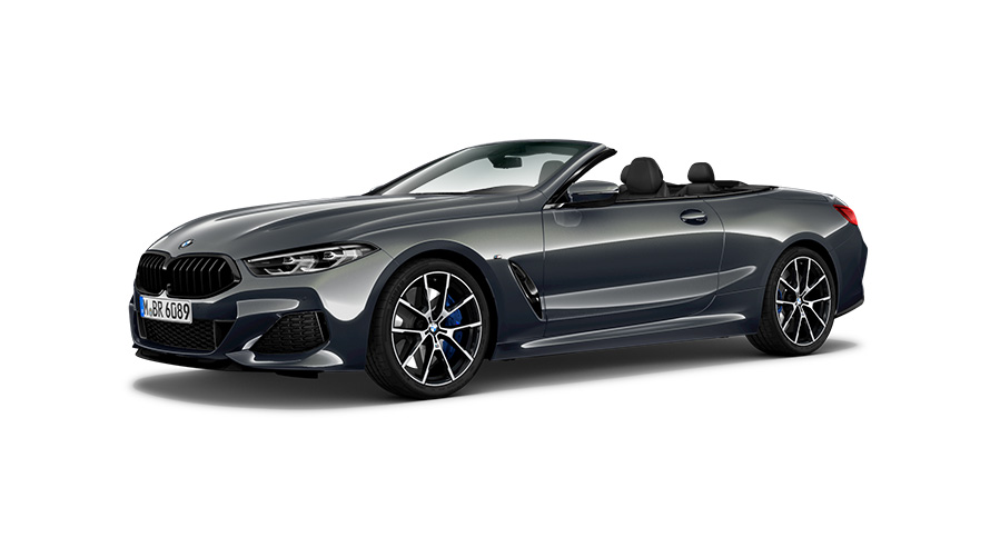 BMW M850i xDrive Cabrio G14 2018 Dreiviertel-Seitenansicht BMW M850i xDrive Cabrio G14 2018 Dreiviertel-Seitenansicht