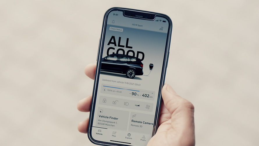 BMW Elektrofahrzeuge BMW iX3 My BMW App & BMW Charging Video BMW Elektrofahrzeuge BMW iX3 My BMW App & BMW Charging Video