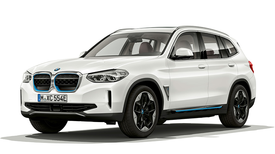 BMW iX3 Studioaufnahme BMW iX3 Studioaufnahme Dreiviertel-Frontansicht