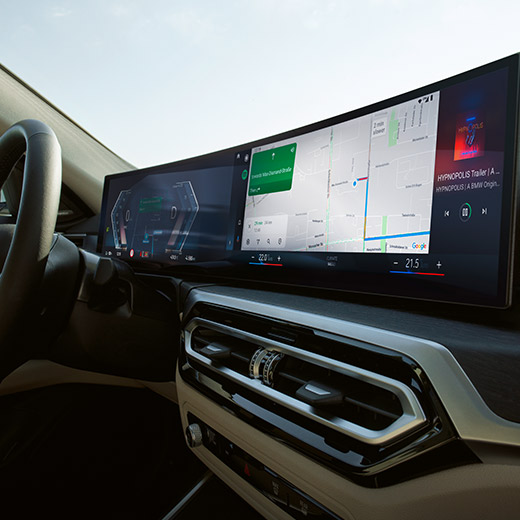 Ladeoptimierte Routen auf BMW Curved Display Ladeoptimierte Routen auf BMW Curved Display