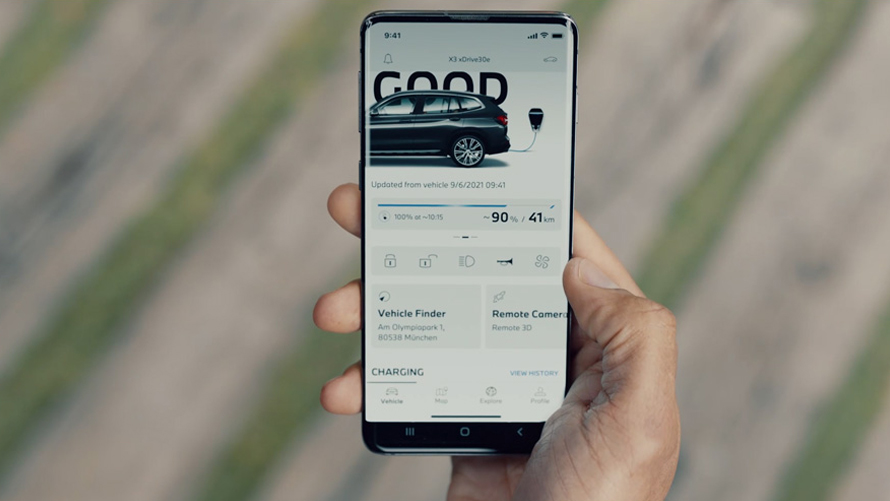 BMW Plug-In Hybride BMW X3 xDrive30e My BMW App & BMW Points Video BMW Plug-In Hybride BMW X3 xDrive30e My BMW App & BMW Points Video