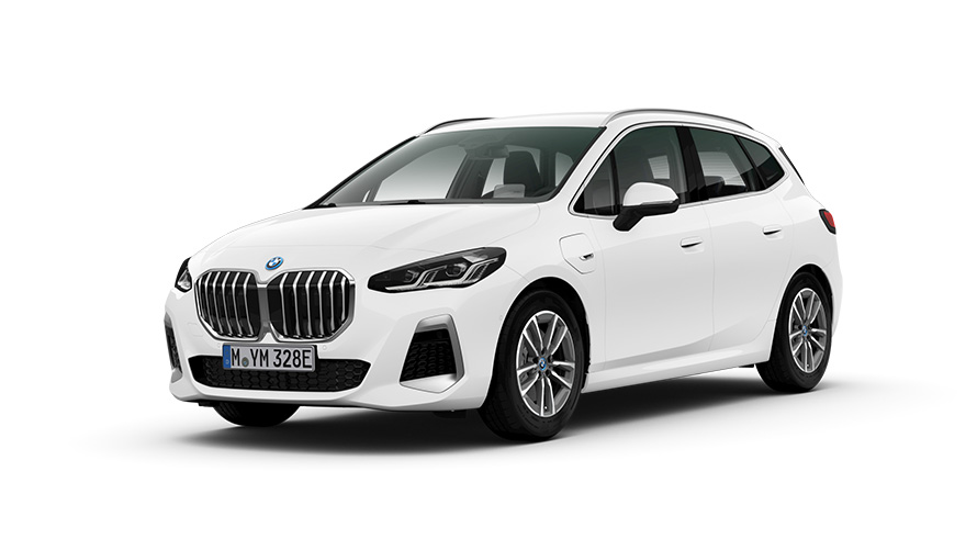 BMW 230e xDrive U06 PHEV 3/4 Frontansicht stehend