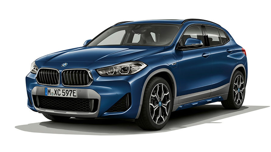 BMW X2 xDrive25e F39 PHEV 3/4 Frontansicht stehend