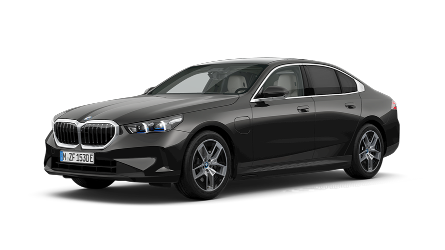 BMW 5er Limousine G60 PHEV 3/4 Frontansicht stehend