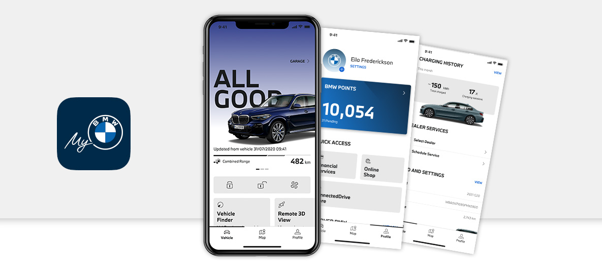 BMW Apps My BMW App BMW Apps My BMW App auf Smartphones