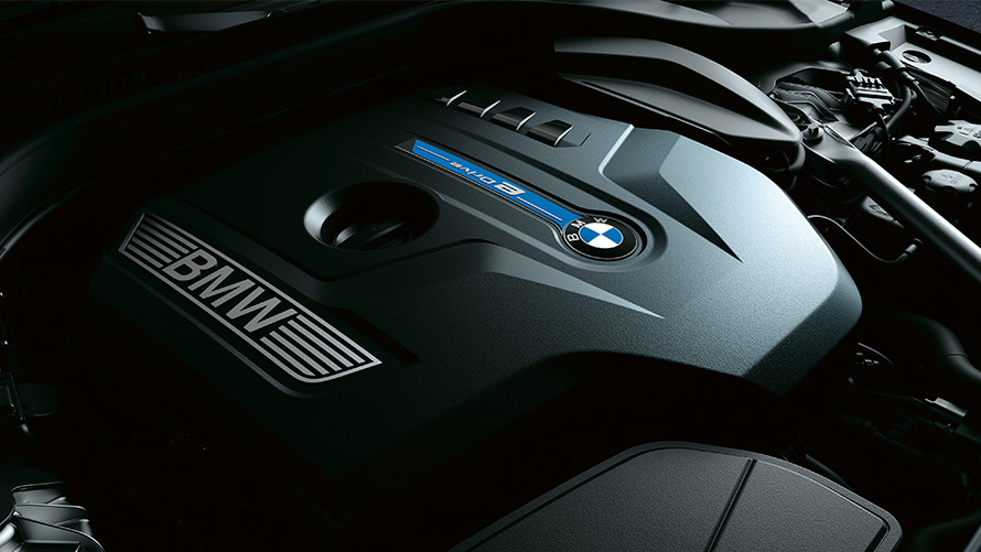 BMW TwinPower Turbo Plug-in-Hybrid Motorabdeckung BMW TwinPower Turbo Plug-in-Hybrid Motorabdeckung