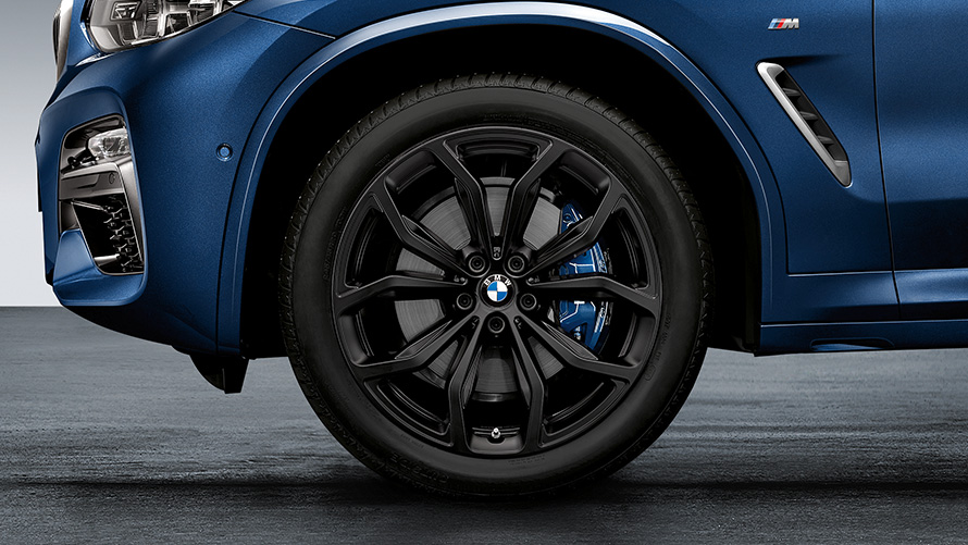20" Y-Speiche 695 20" BMW Leichtmetallrad Y-Speiche 695 Jet Black Matt, Winter-Komplettrad vorn