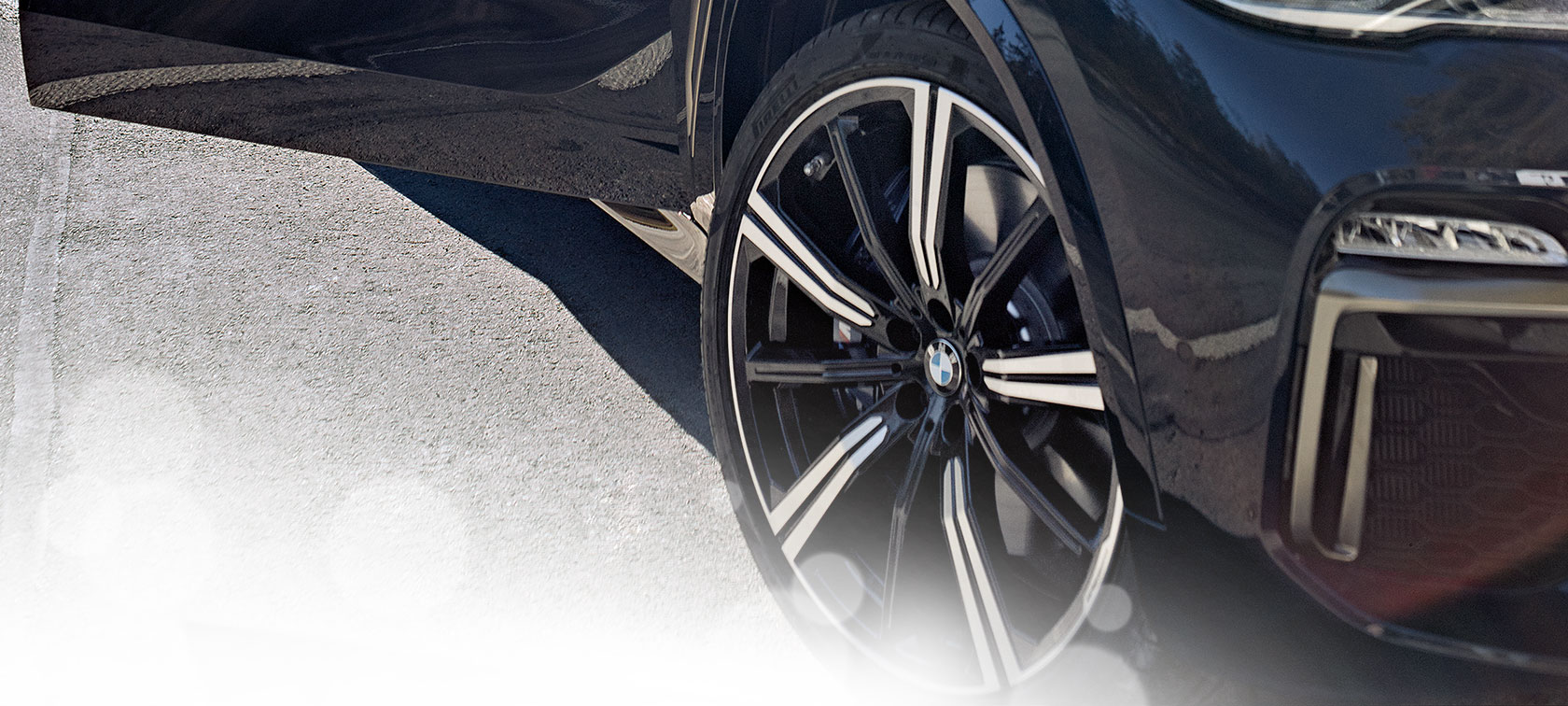 BMW Felge, Nahaufnahme BMW Felge, Nahaufnahme
