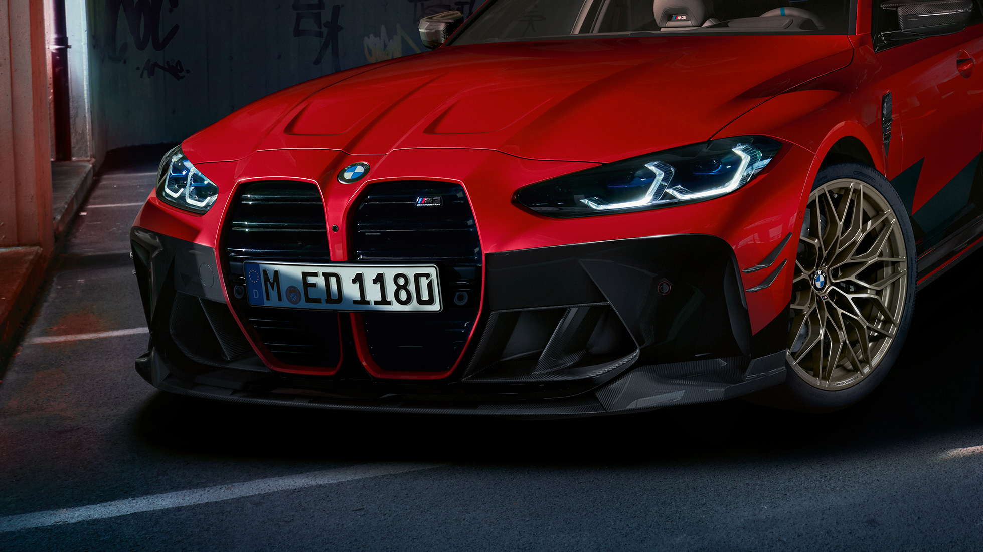 BMW M3 G80 Frontansicht BMW M Performance Parts BMW M3 G80 Frontansicht