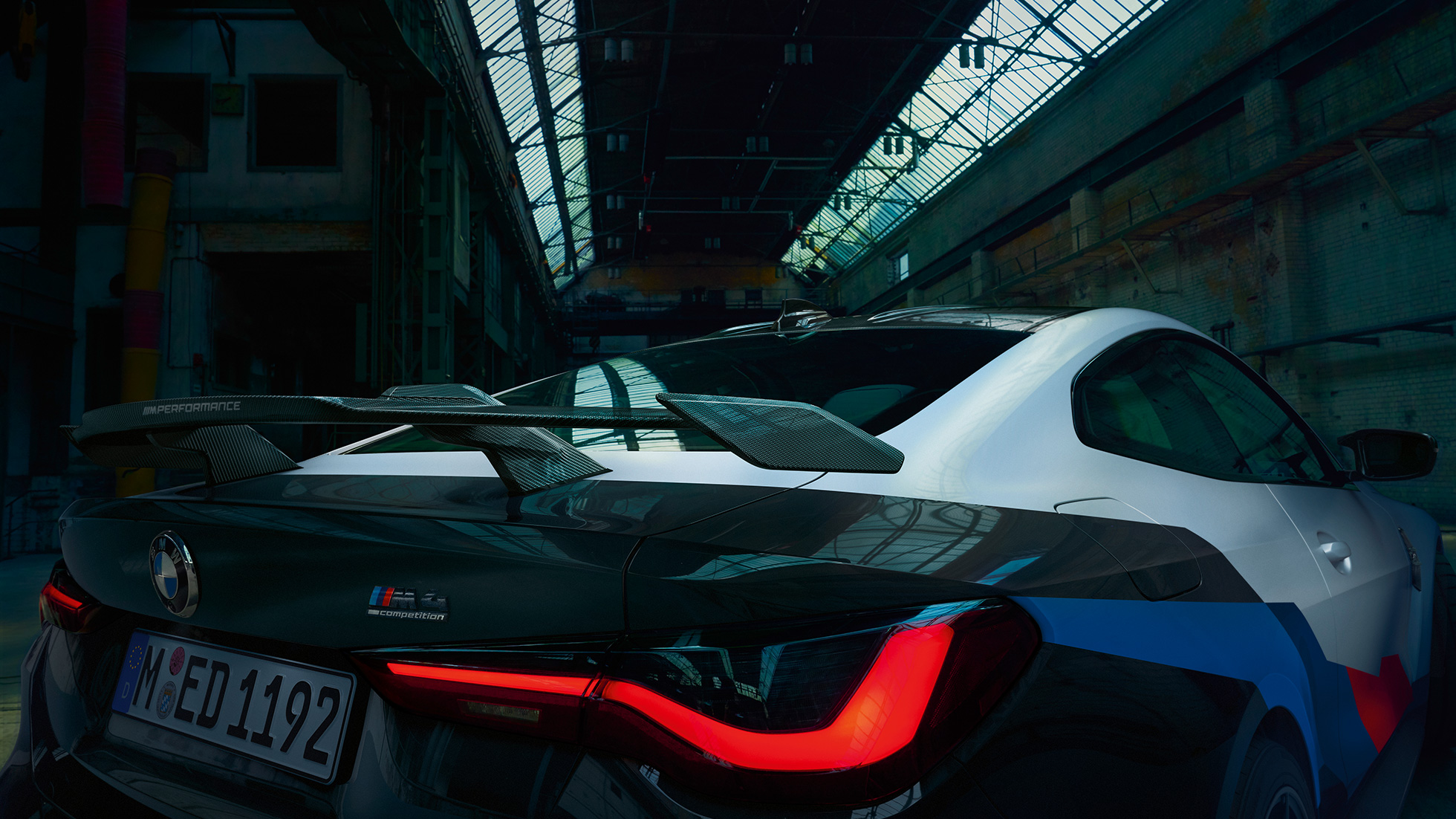 BMW M4 G82 Heck Nahaufnahme BMW M Performance Parts BMW M4 G82 Heck Nahaufnahme