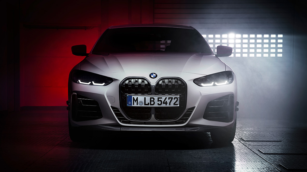 BMW 4er Coupé G22 Frontansicht BMW M Performance Parts BMW 4er Coupé G22 Frontansicht