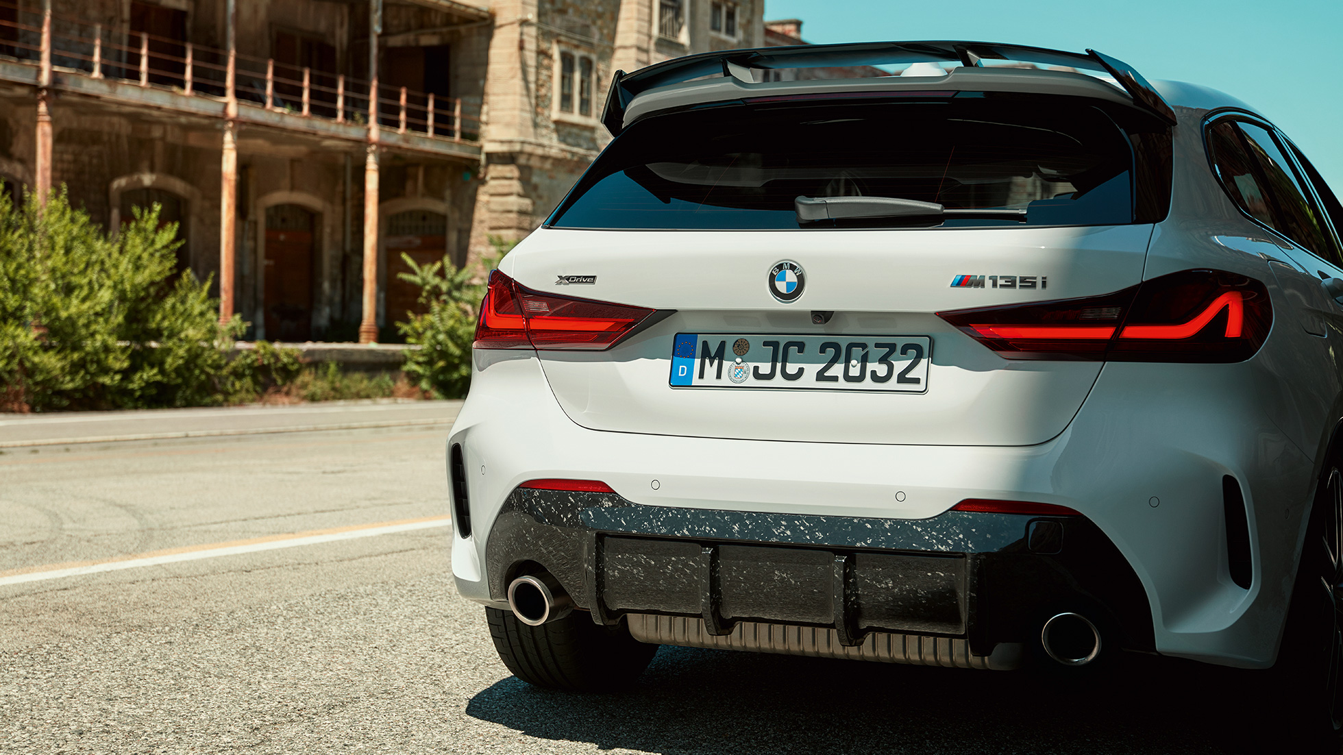 BMW 1er BMW M135i xDrive F40 M Performance BMW 1er BMW M135i xDrive F40 M Performance Heckansicht
