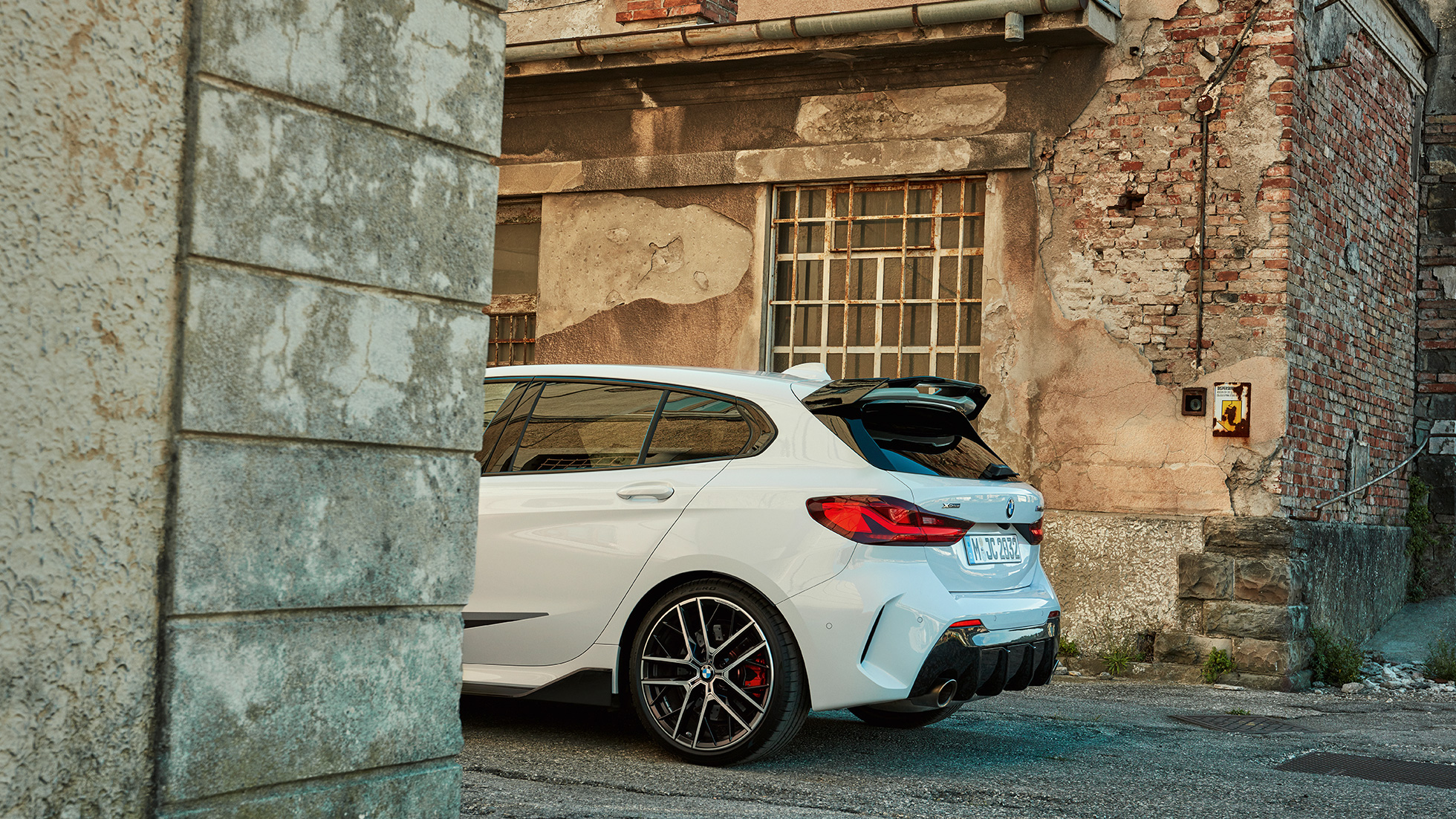 BMW 1er BMW M135i xDrive F40 M Performance Heck BMW 1er BMW M135i xDrive F40 M Performance Heck Detailansicht