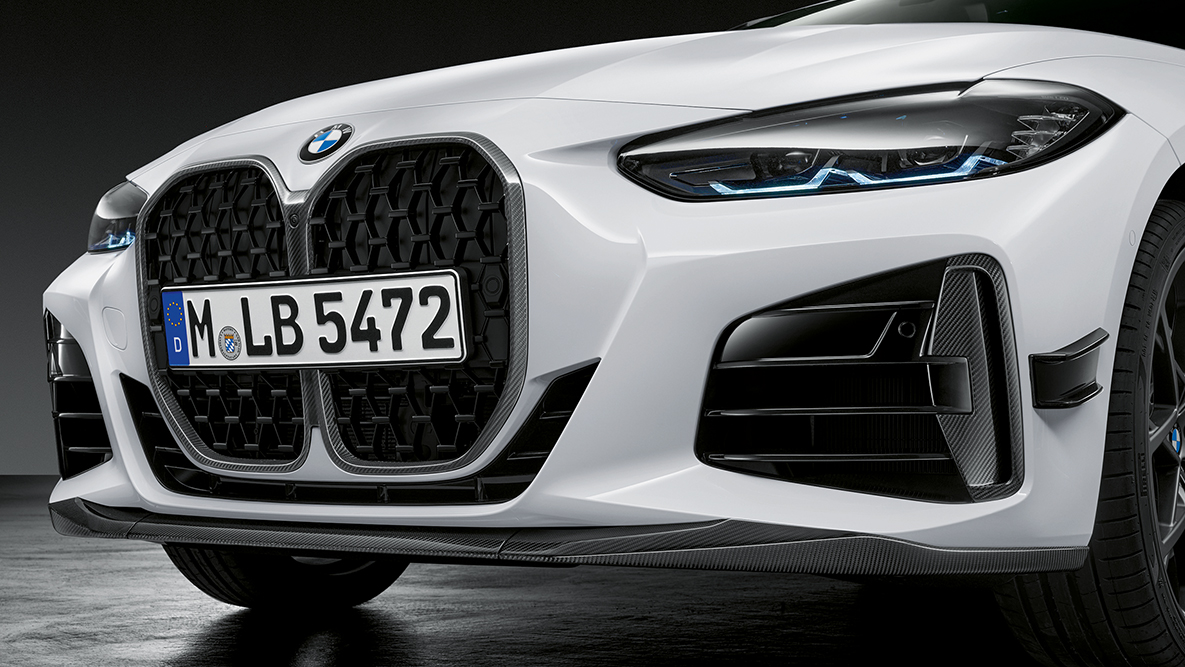 BMW M Performance Frontsplitter Carbon BMW 4er Coupé G22 BMW M Performance Frontsplitter Carbon BMW 4er Coupé G22 Nahaufnahme