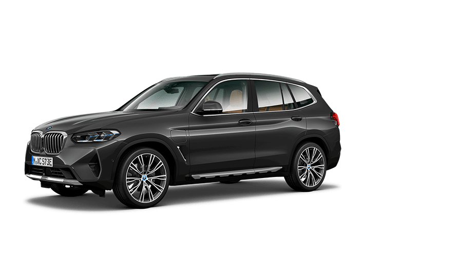 BMW X3 xDrive30e Dreiviertel-Seitenansicht stehend