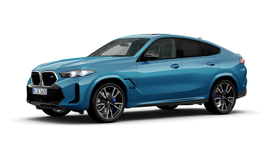 BMW X6 Dreiviertel-Seitenansicht stehend