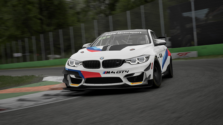 Bei der BMW SIM Time Attack gehen die Fahrer mit dem BMW M4 GT4 auf Zeitenjagd. BMW Motorsport SIM Racing