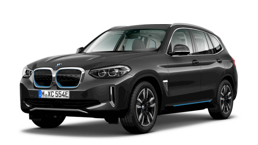 BMW iX3 Studioaufnahme BMW iX3 Studioaufnahme Dreiviertel-Frontansicht