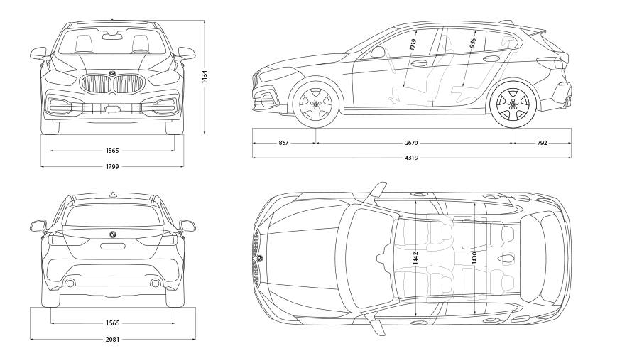 BMW 1er Technische Daten BMW.at