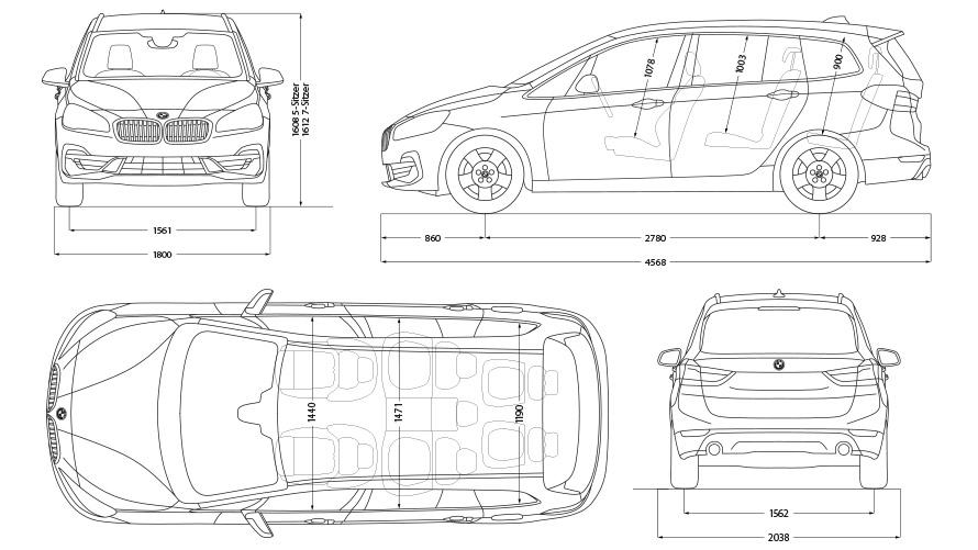 Bmw 2er Gran Tourer Technische Daten Bmw At