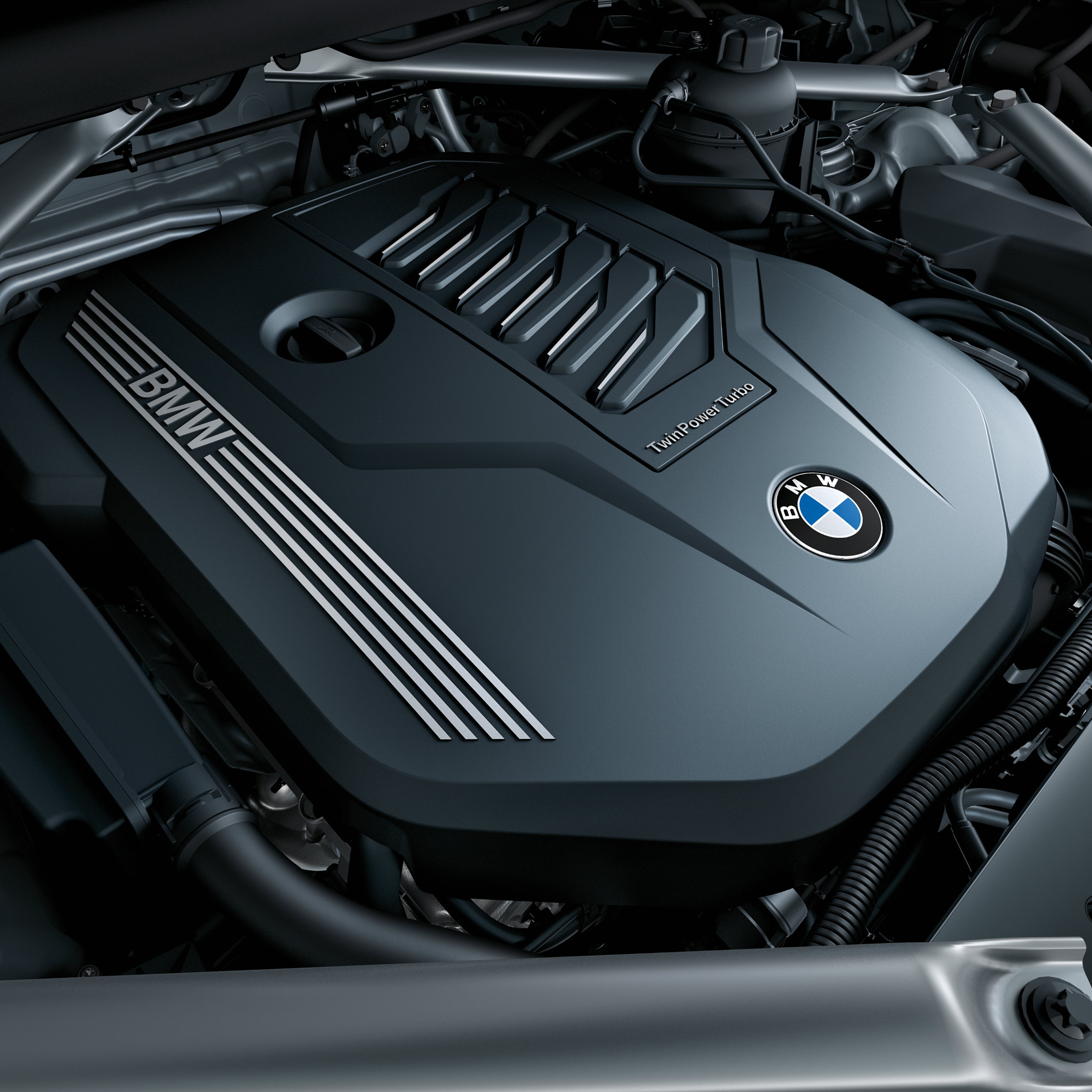 BMW TwinPower Turbo Motor Detailbild