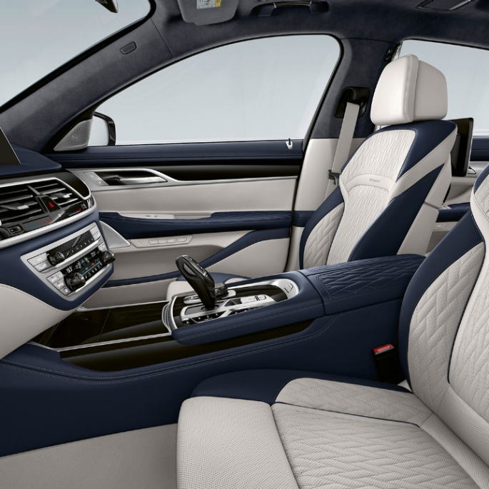 BMW 7er Limousine M Sportpaket, Lederausstattung BMW 7er Limousine M Sportpaket Lederausstattung Dakota Schwarz